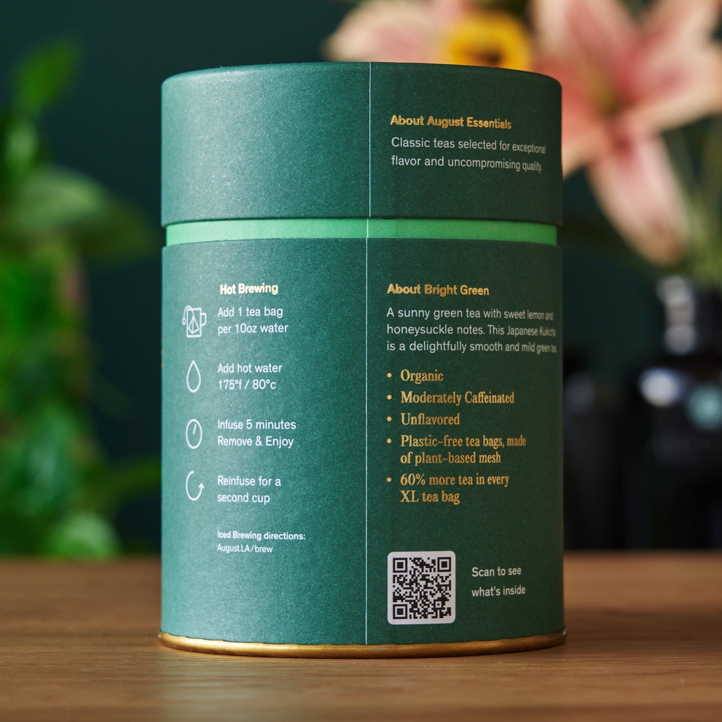 Essentials Bright Green Green Tea - 15 Tea Bags - Tree of Life