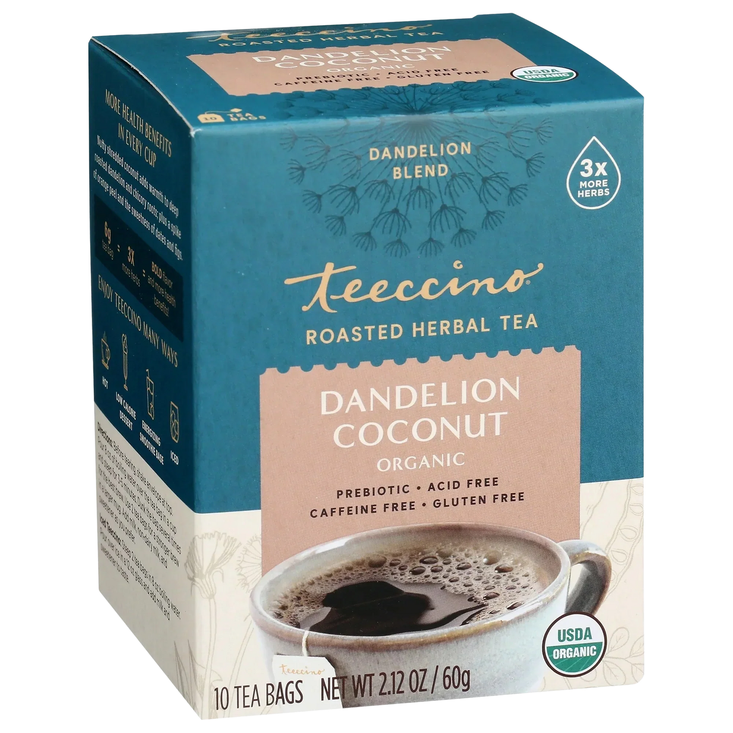 Dandelion Coconut Roasted Herbal Tea - Tree of Life