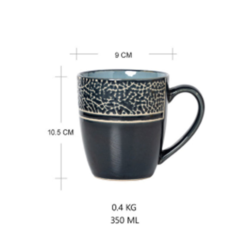 Ceramic Plate Dish Plate Microwave Oven Tableware - Tree of Life