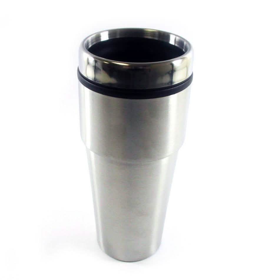 2-Pack: 16oz Cup Insulated Coffee Travel Mug Stainless Steel Thermos Tumbler - Tree of Life