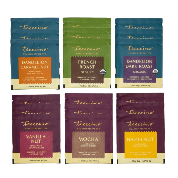 Best Selling Herbal Teas Sampler - 6 Flavors - 18 Servings - Tree of Life