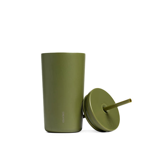 16oz Cold Cup - Olive Green - Tree of Life