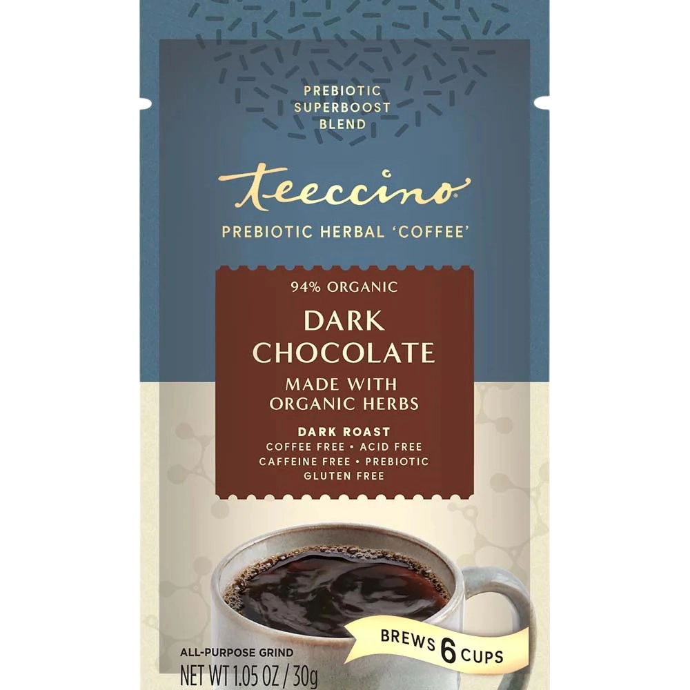 Dark Chocolate Prebiotic SuperBoost Herbal Coffee - Tree of Life