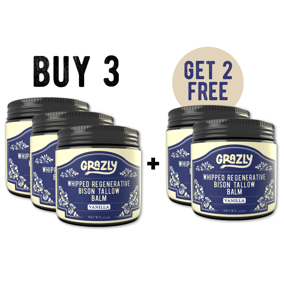 Whipped Bison Tallow & Manuka Honey Moisturizing Balm - Tree of Life