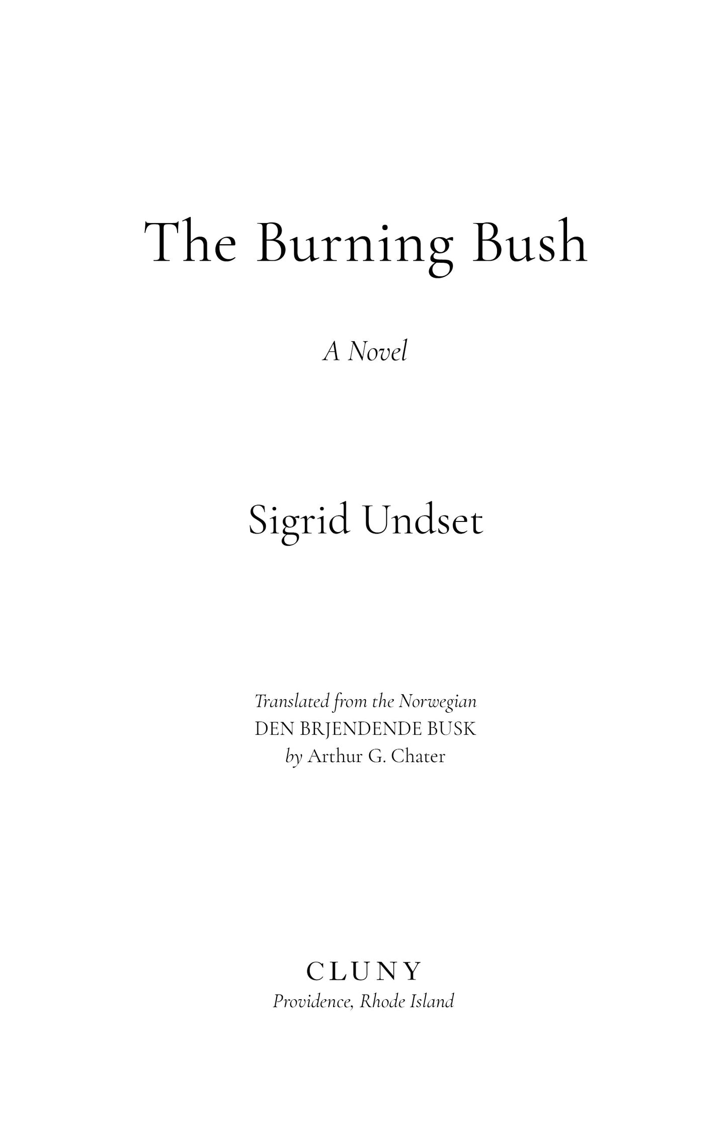 The Burning Bush