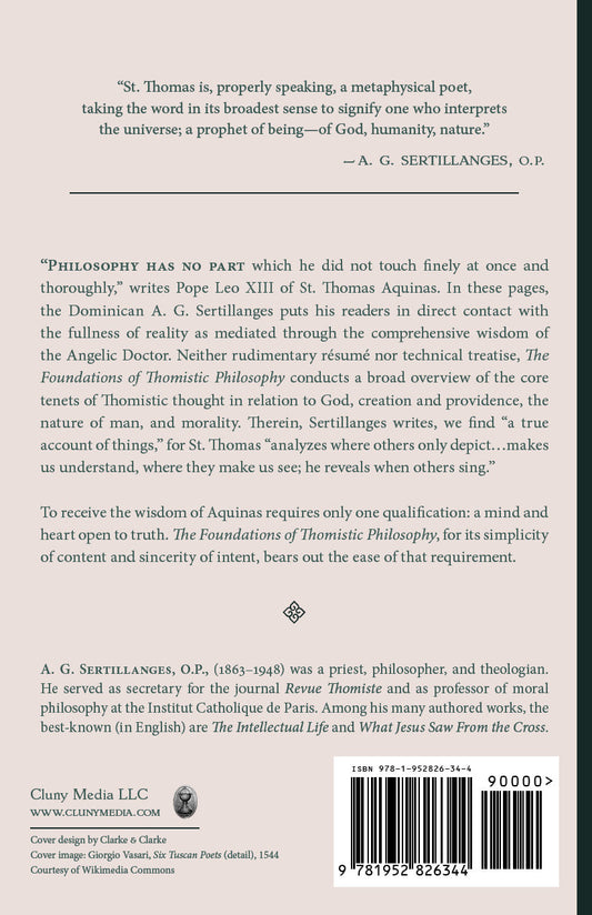 The Foundations of Thomistic Philosophy