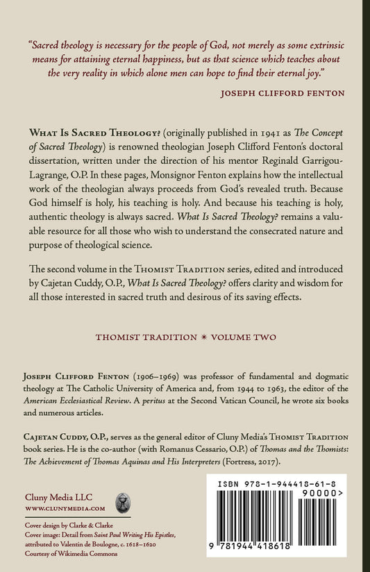 What Is Sacred Theology?