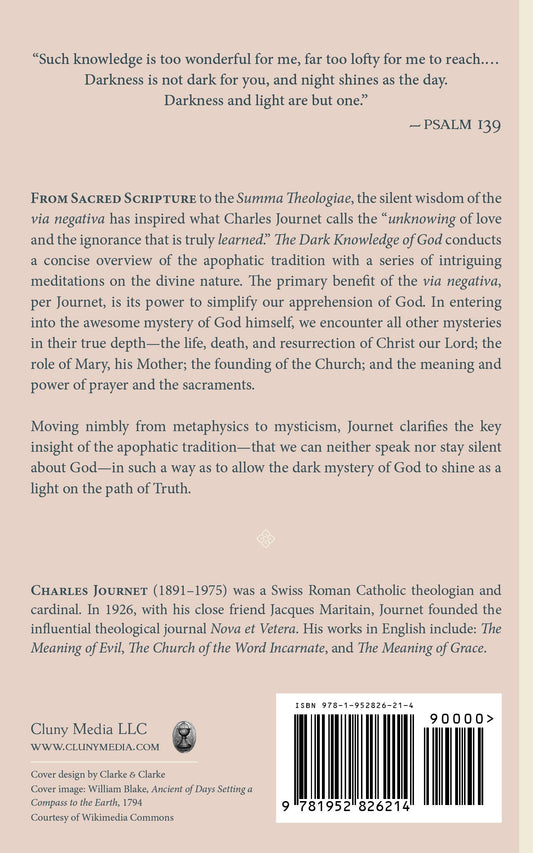 The Dark Knowledge of God