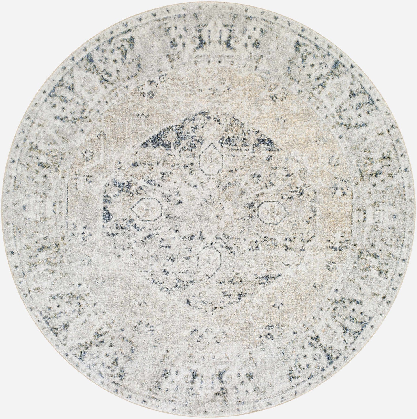 Rudo Flat Pile Washable Rug - Tree of Life