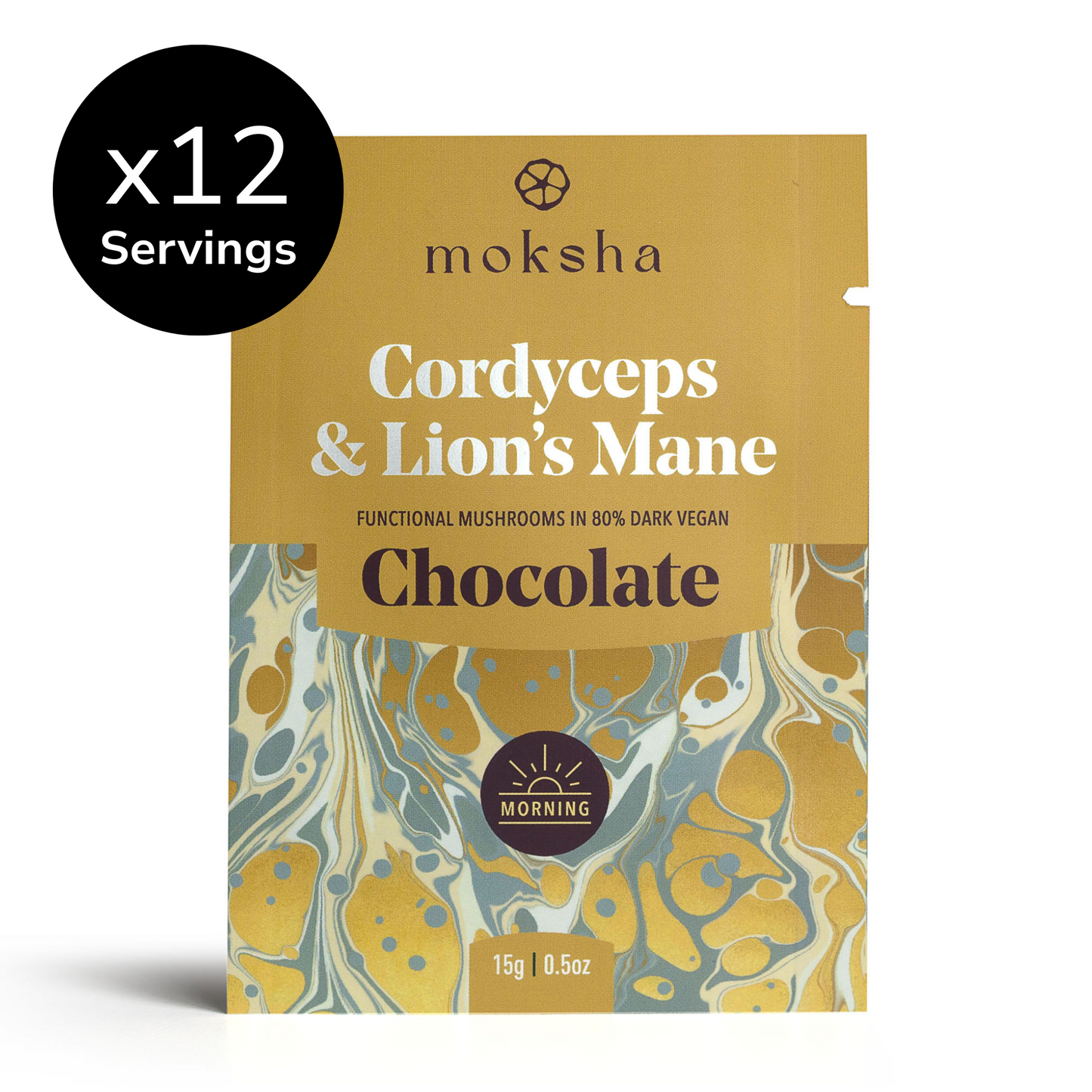 Summit Reserve™ Cordyceps & Lion's Mane Mushroom Chocolate Squares - Tree of Life