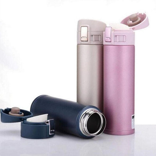 Fashion 500ml Stainless Steel Insulated Cup Coffee Tea Thermos Bottle Thermal Water Bottle Travel Drink Bottle Tumbler Warm Water Container Coffee Keeper Tea Keeper Camping Travel Coffee Tea Milk Mug Kitchen Dining Set Reusable Water Bottle - Tree of Life