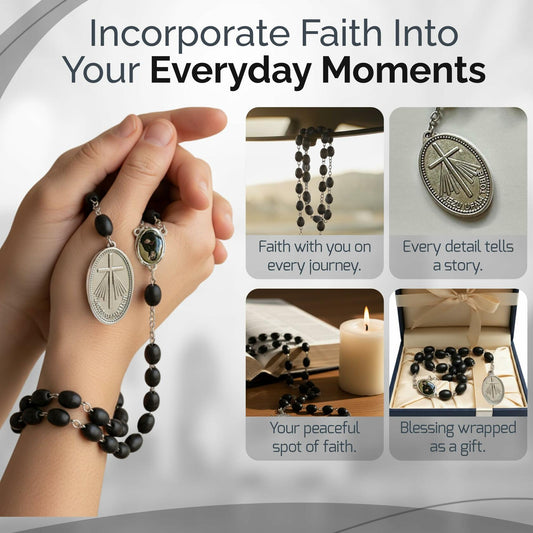 Saint Faustina Kowalska Divine Mercy Chaplet Blue Cord Poland Novena - Tree of Life