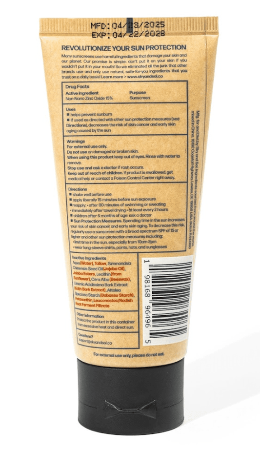 Sky and Sol Everyday Sunscreen SPF 30 - Tree of Life