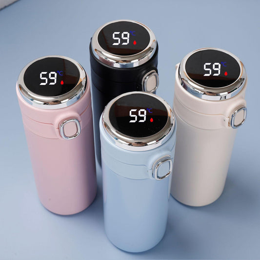 Smart Thermos Mug Mini Stainless Steel Thermos Cup Portable Leak Proof Water Cup with Filter Water Vacuum Tea Coffee Bottle Cup Smart Water bottle Stainless Steel Travel Mug Thermoses Cup Flask - Tree of Life