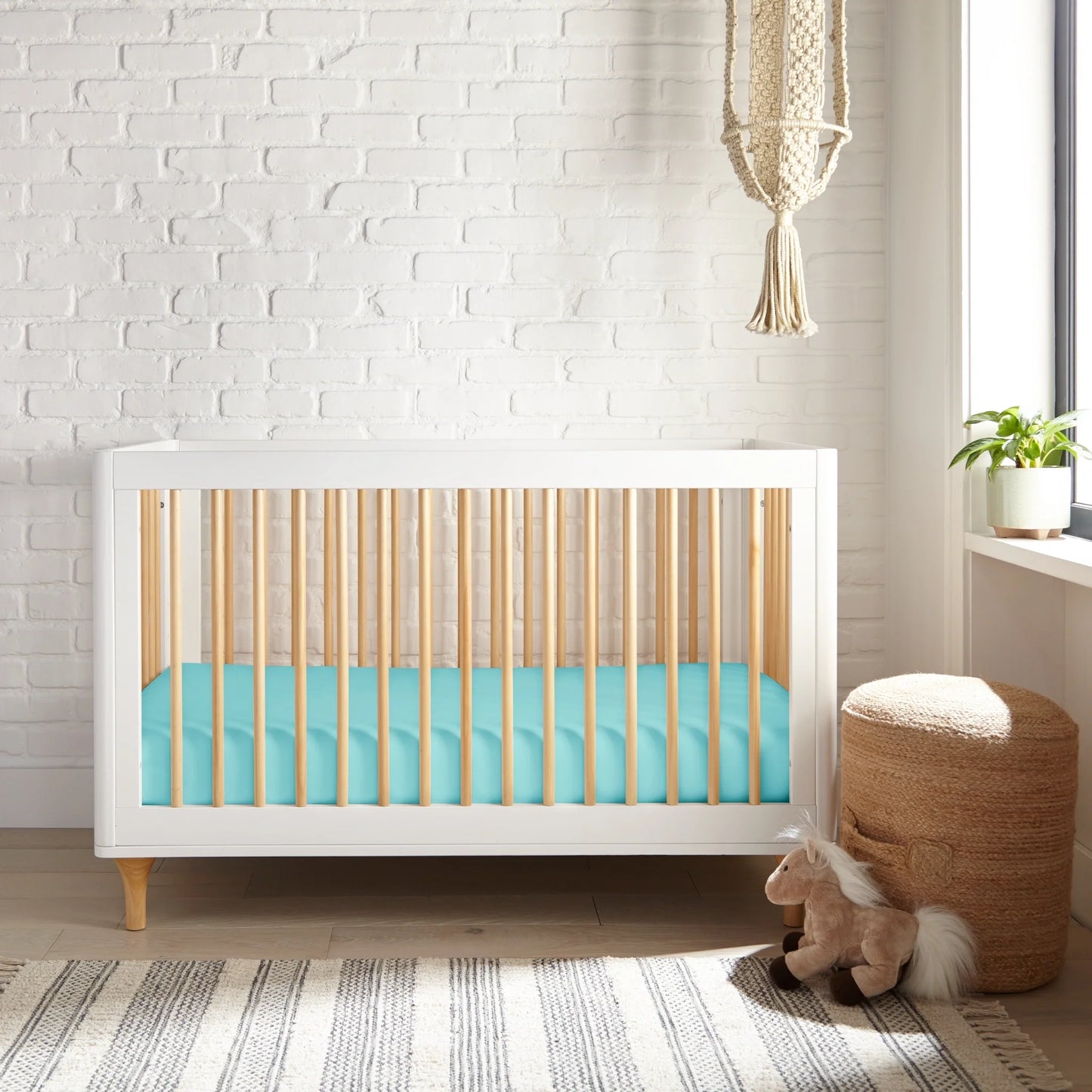 Cooling Bamboo Crib Fitted Sheet - Tree of Life