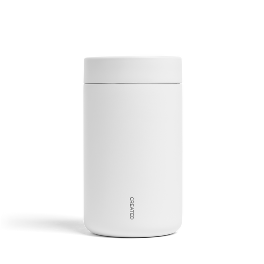 Reserve Coffee Canister - White - Tree of Life