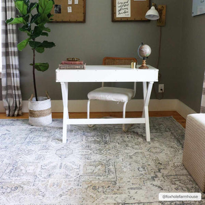 Hera Olive Boutique Washable Rug - Tree of Life