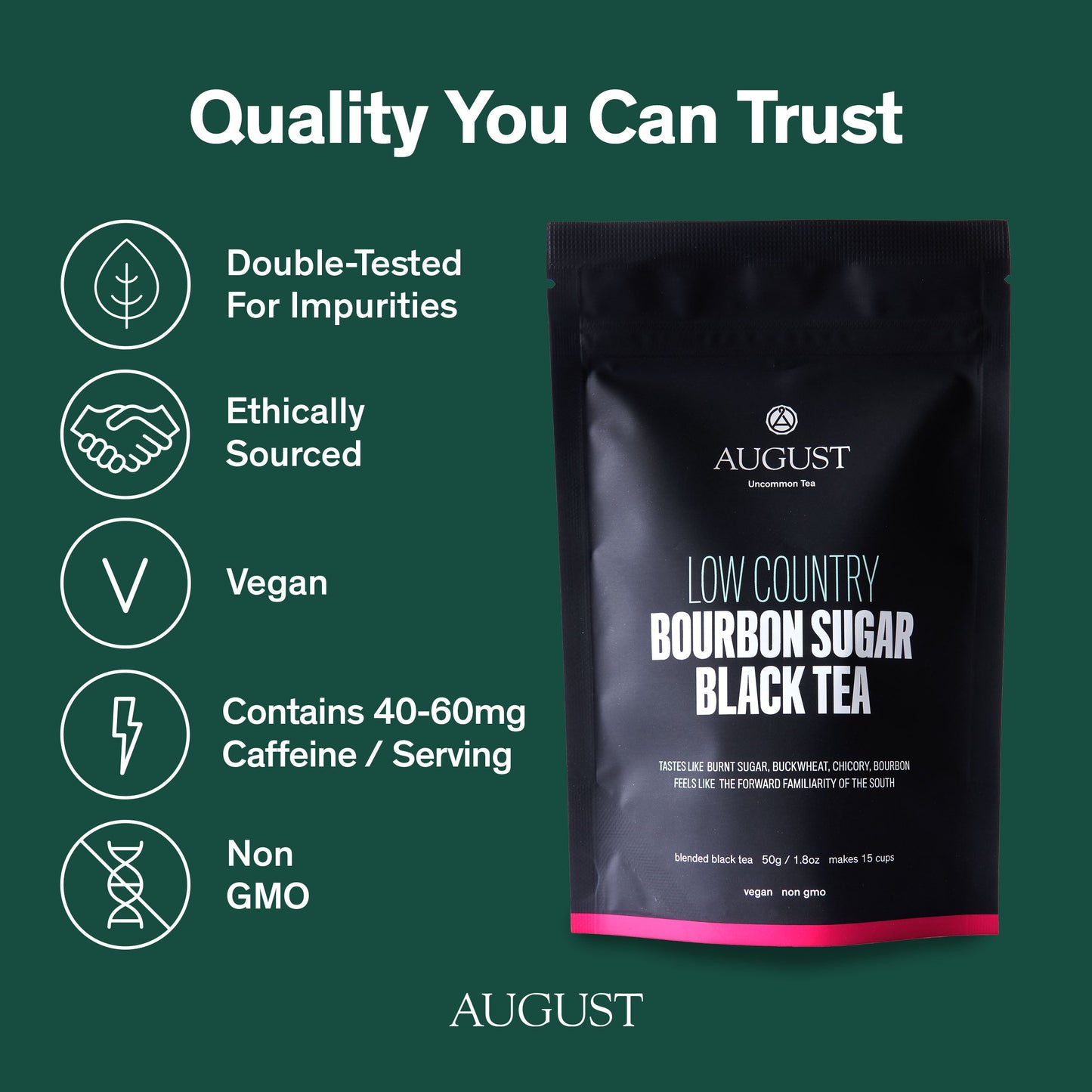 Low Country - Bourbon Sugar Black Tea - Tree of Life