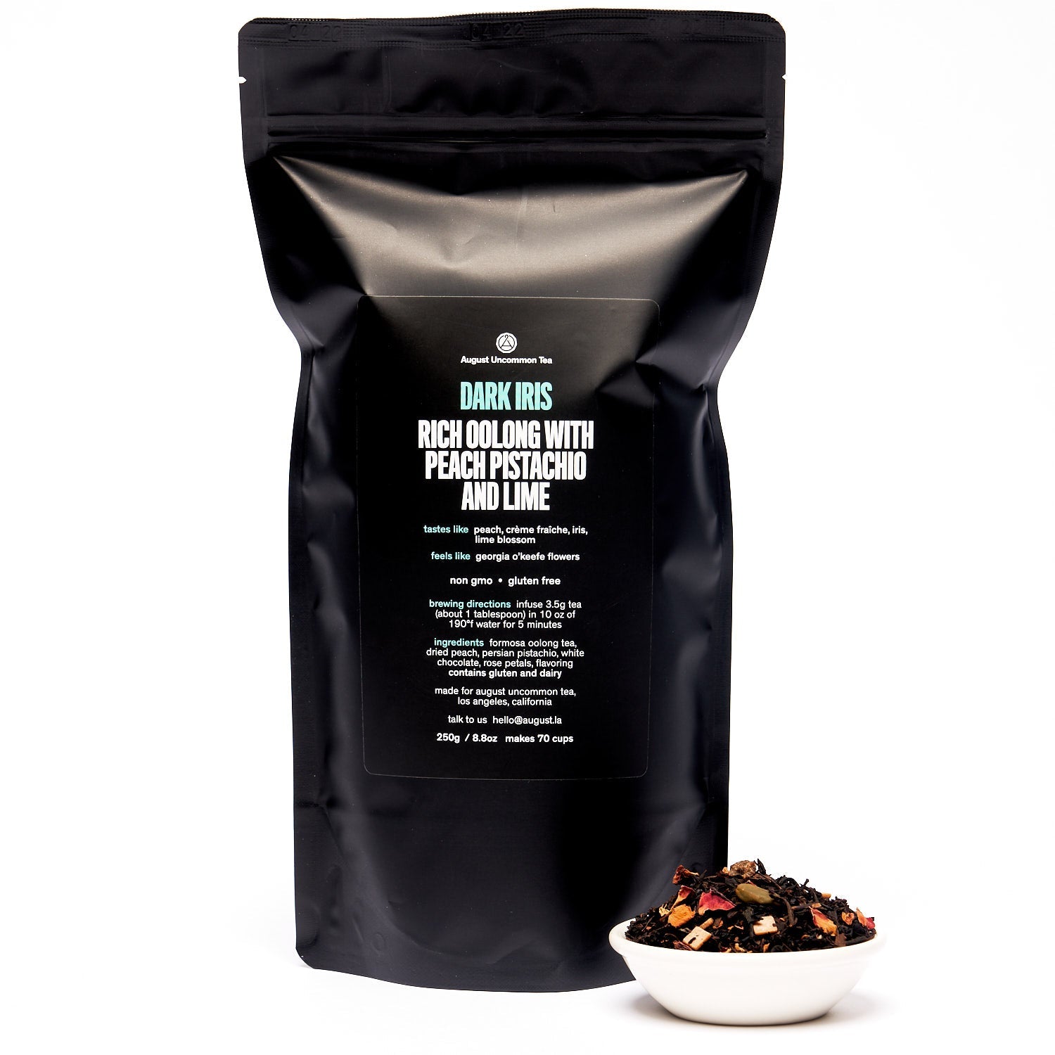 Dark Iris - Peach Pistachio Oolong Tea - Tree of Life
