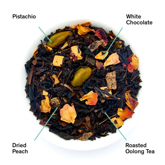 Dark Iris - Peach Pistachio Oolong Tea - Tree of Life