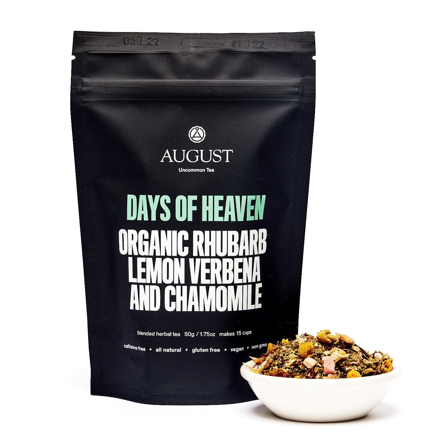 Days of Heaven - Rhubarb Verbena Chamomile Tea (Caffeine Free) - Tree of Life