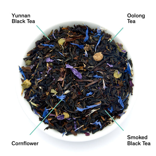 Black Metallic - Violet Elderberry Black Tea (15 Tea Bags) - Tree of Life