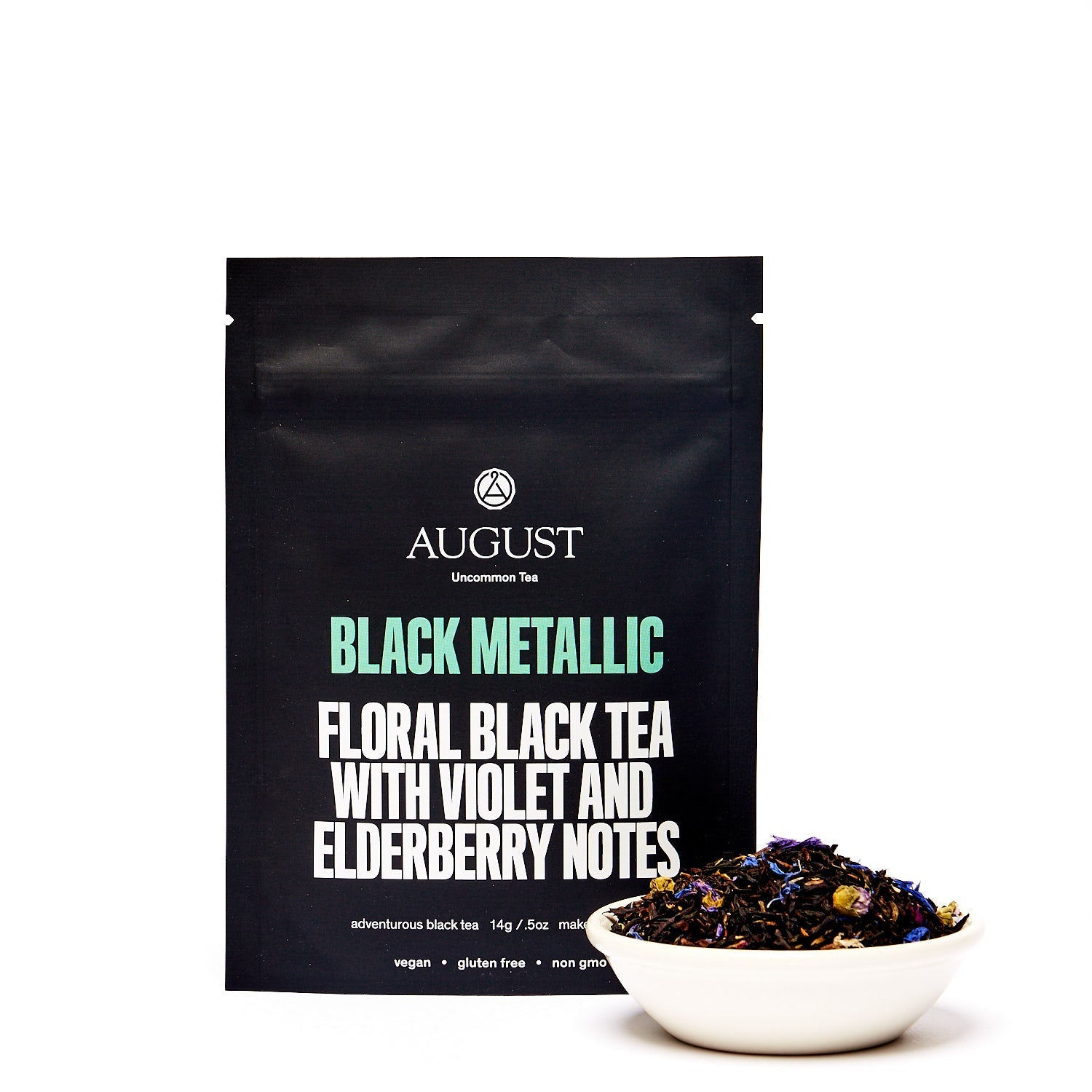 Black Metallic - Violet Elderberry Black Tea - Tree of Life
