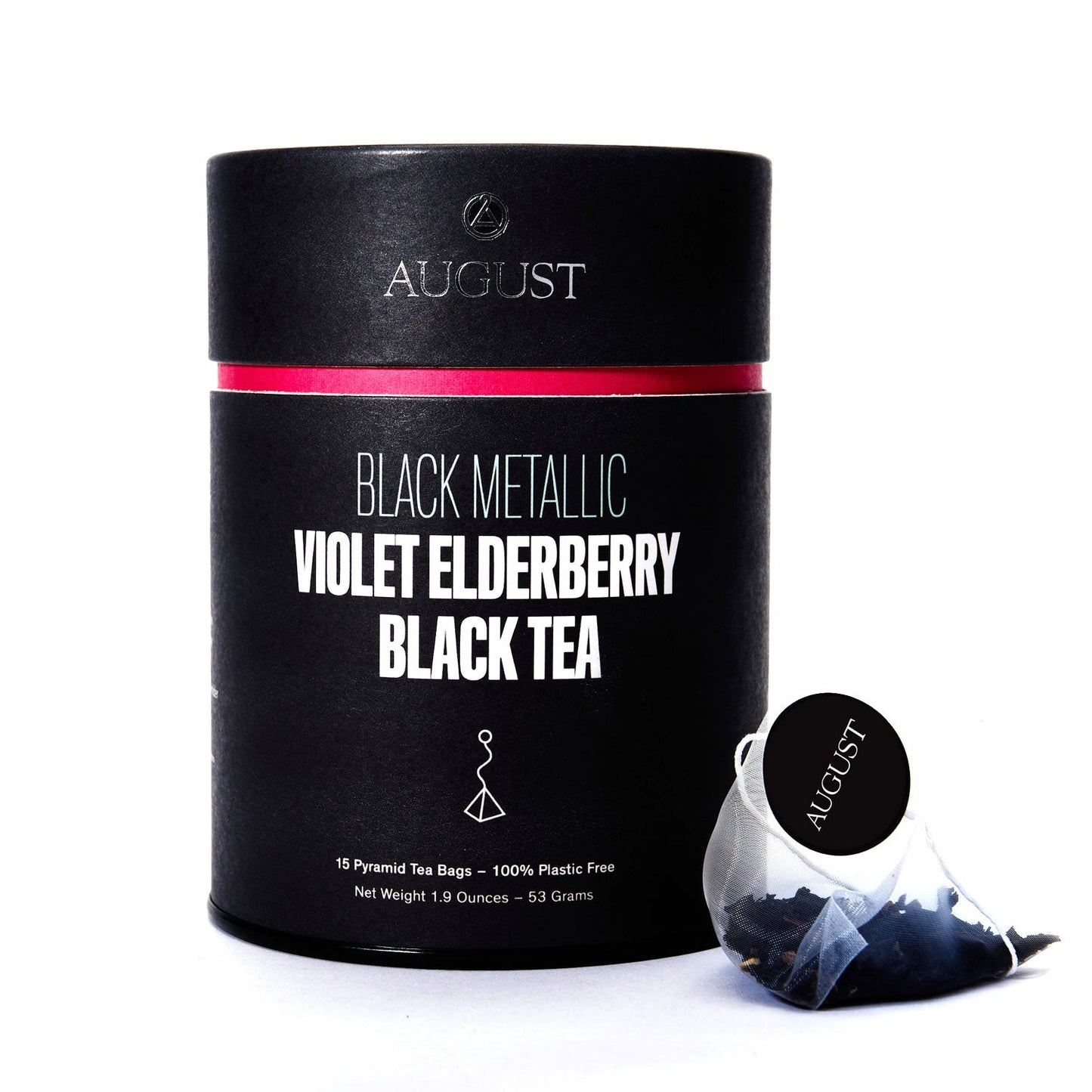 Black Metallic - Violet Elderberry Black Tea (15 Tea Bags) - Tree of Life