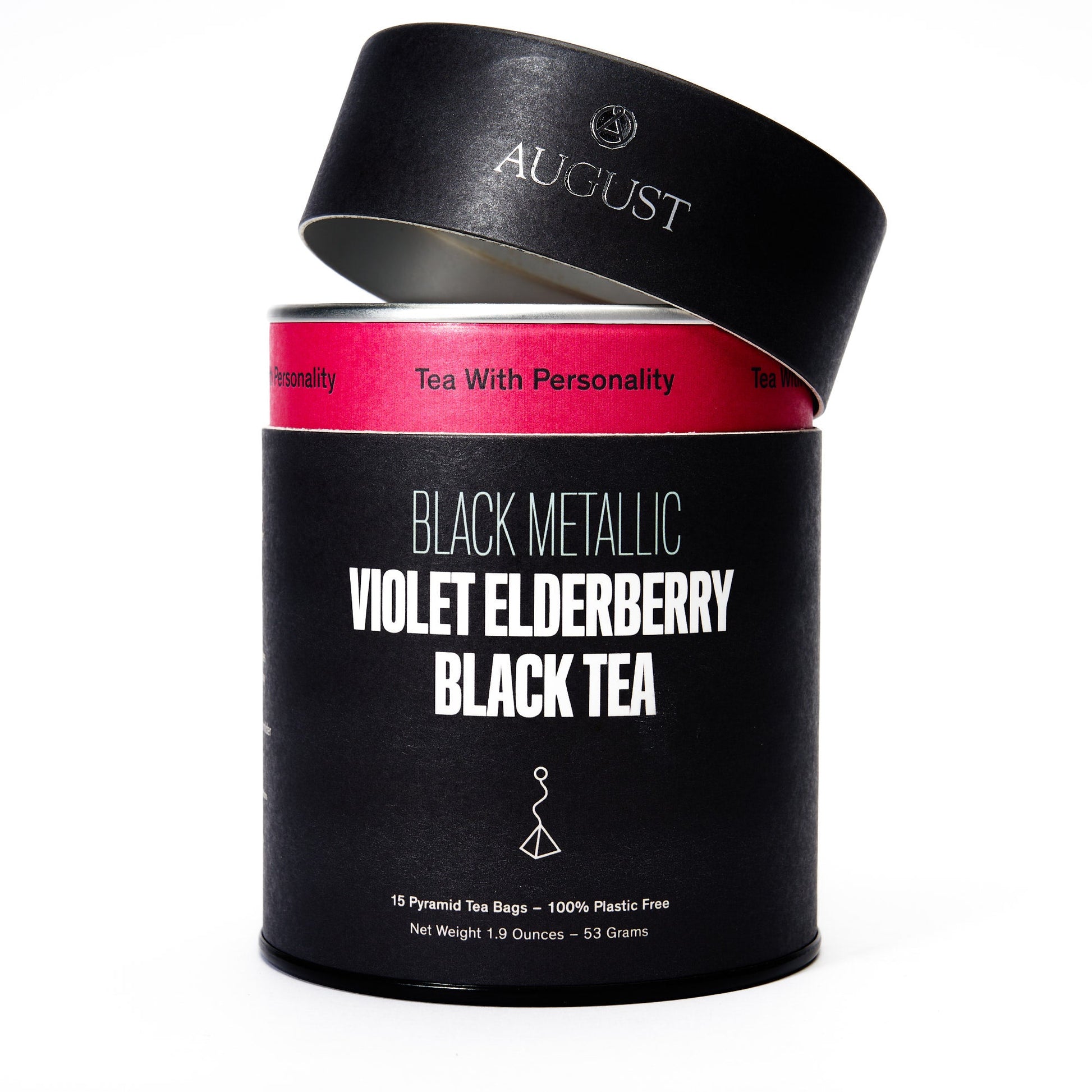 Black Metallic - Violet Elderberry Black Tea (15 Tea Bags) - Tree of Life