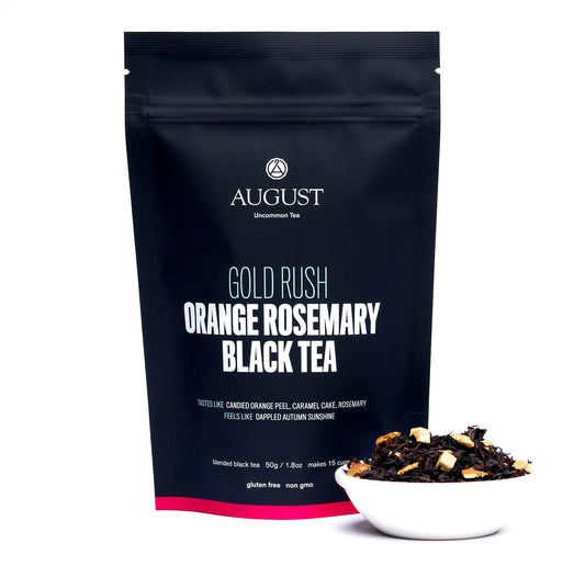 Gold Rush - Orange Rosemary Caramel Black Tea - Tree of Life