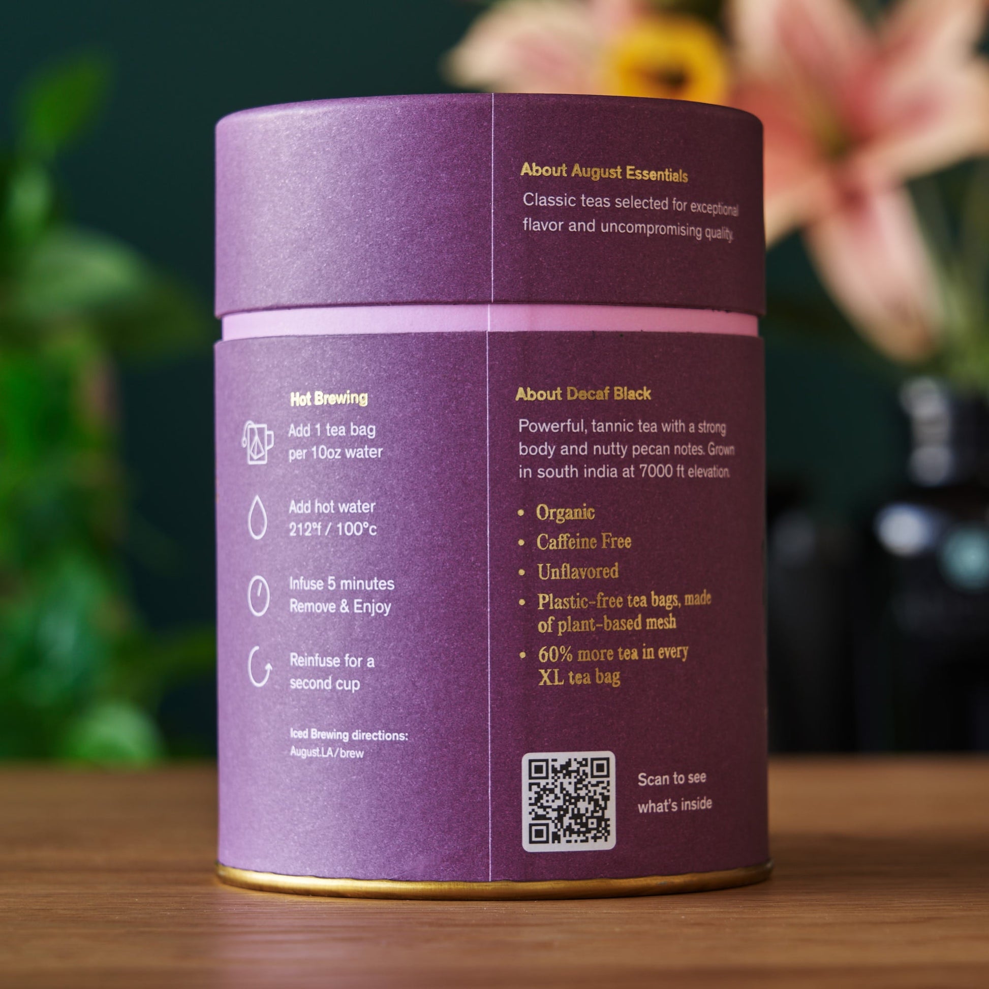 Essentials Decaf Black Black Tea - 15 Tea Bags - Tree of Life