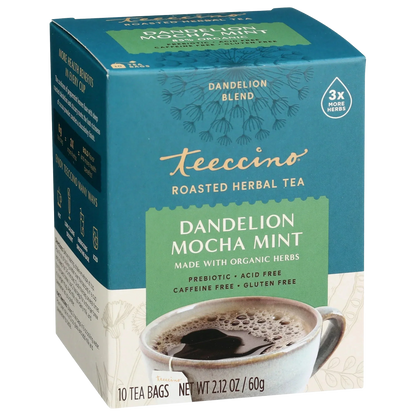 Dandelion Mocha Mint Roasted Herbal Tea - Tree of Life