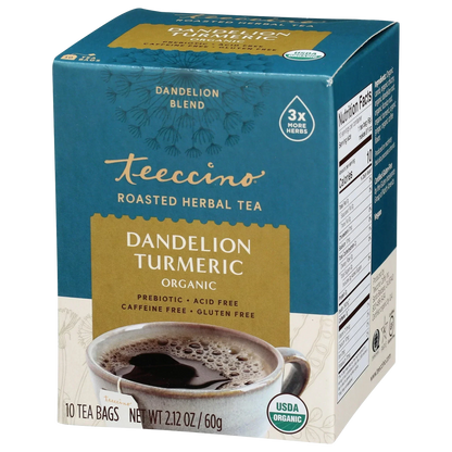 Dandelion Turmeric Roasted Herbal Tea - Tree of Life