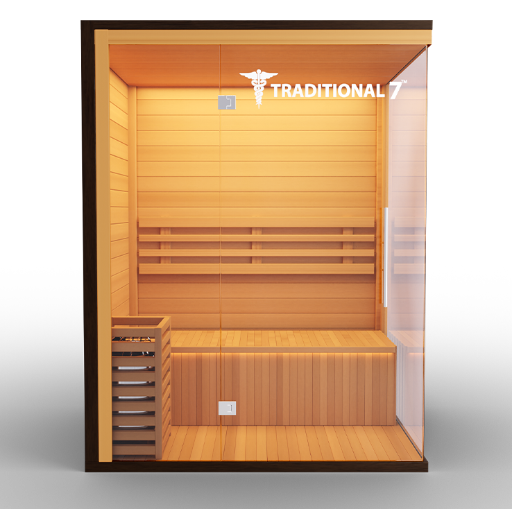 3 Person Home Steam Sauna | Traditional 7™ - Tree of Life