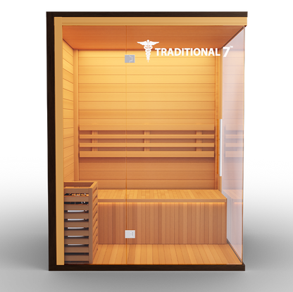 3 Person Home Steam Sauna | Traditional 7™ - Tree of Life