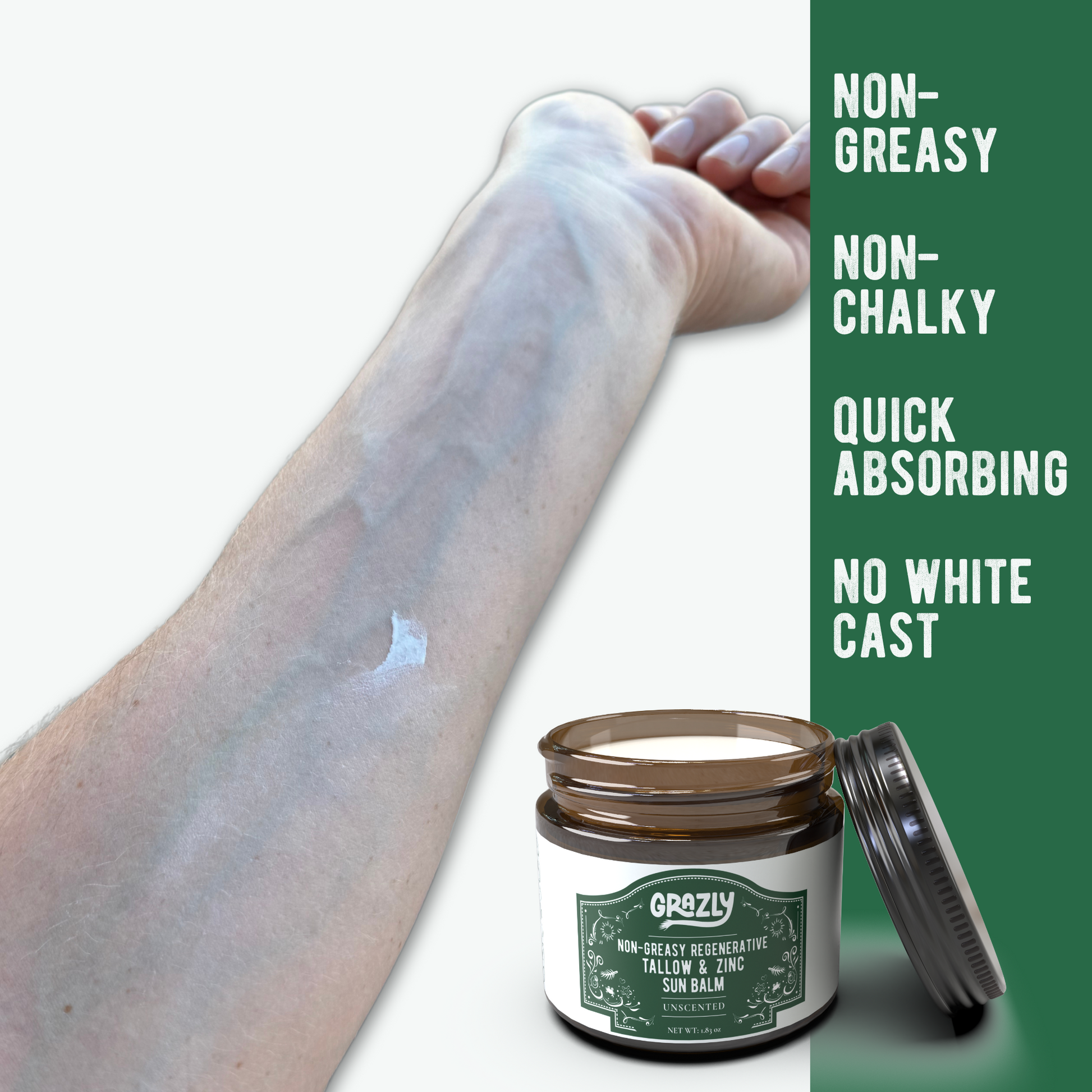 Regenerative Tallow & Zinc Sun Balm - Tree of Life
