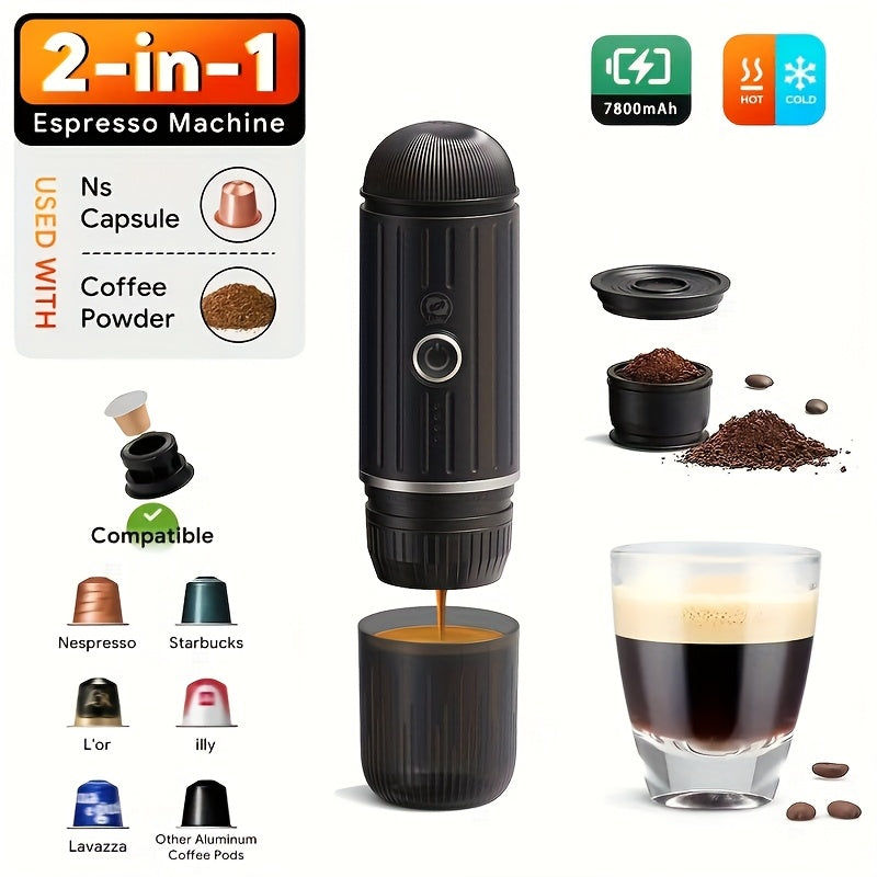 NNETM Portable Espresso Coffee Machine USB-C 100W Rechargeable - Tree of Life