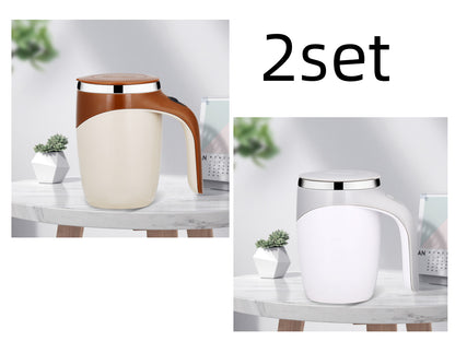 Rechargeable Model Automatic Stirring Cup Coffee Cup High Value Electric Stirring Cup Lazy Milkshake Rotating Magnetic Water Cup - Tree of Life