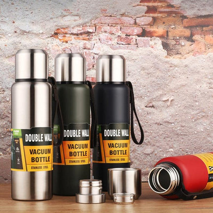 1500ml Water Bottle Stainless Steel Cold Hydroflask Thermos Large Capacity Thermal Mug Cup Sport Cycling Vacuum Flask Insulated  Vacuum Insulated Thermos Water Bottle with Wide Mouth Cup BPA-Free Stainless Steel Water Bottles - Tree of Life