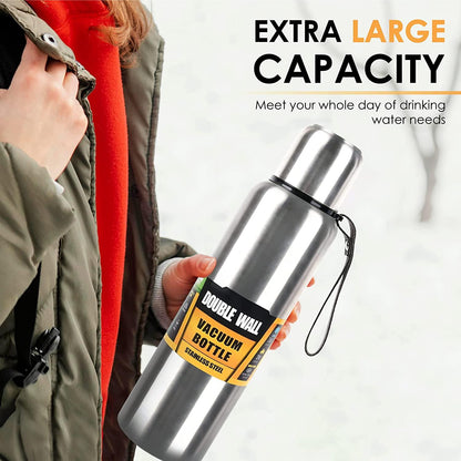 1500ml Water Bottle Stainless Steel Cold Hydroflask Thermos Large Capacity Thermal Mug Cup Sport Cycling Vacuum Flask Insulated  Vacuum Insulated Thermos Water Bottle with Wide Mouth Cup BPA-Free Stainless Steel Water Bottles - Tree of Life