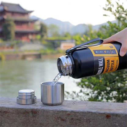 1500ml Water Bottle Stainless Steel Cold Hydroflask Thermos Large Capacity Thermal Mug Cup Sport Cycling Vacuum Flask Insulated  Vacuum Insulated Thermos Water Bottle with Wide Mouth Cup BPA-Free Stainless Steel Water Bottles - Tree of Life