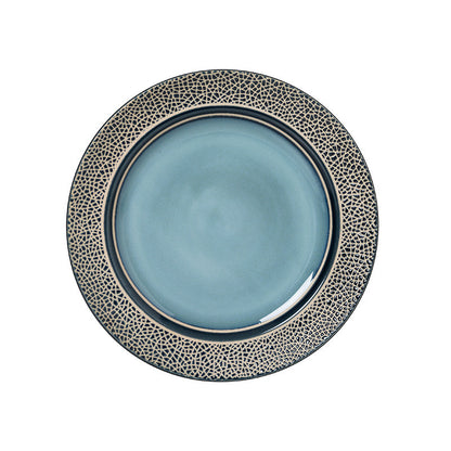 Ceramic Plate Dish Plate Microwave Oven Tableware - Tree of Life
