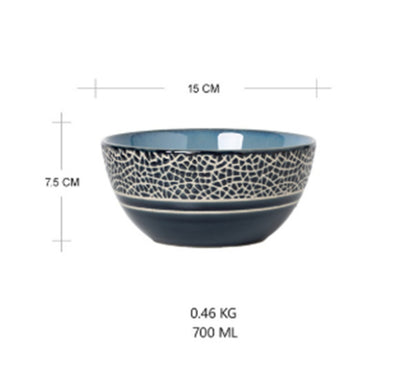 Ceramic Plate Dish Plate Microwave Oven Tableware - Tree of Life
