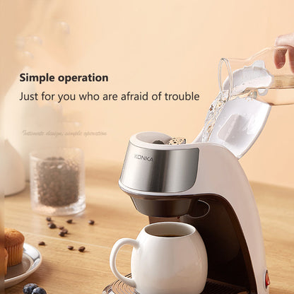 New Coffee Machine Fully Automatic Home Office Mini American Small Portable Coffee Maker - Tree of Life