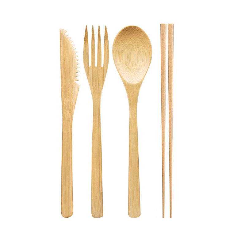 Bamboo portable tableware gift box 11pcs set - Tree of Life