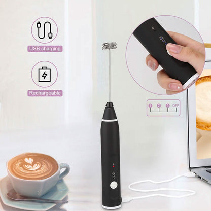 19-Pack: USB Electric Milk Coffee Frother Pitcher Set - Tree of Life