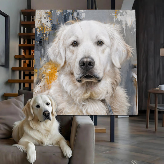 Customized Pet Portrait Abstract Wall Art - Tree of Life