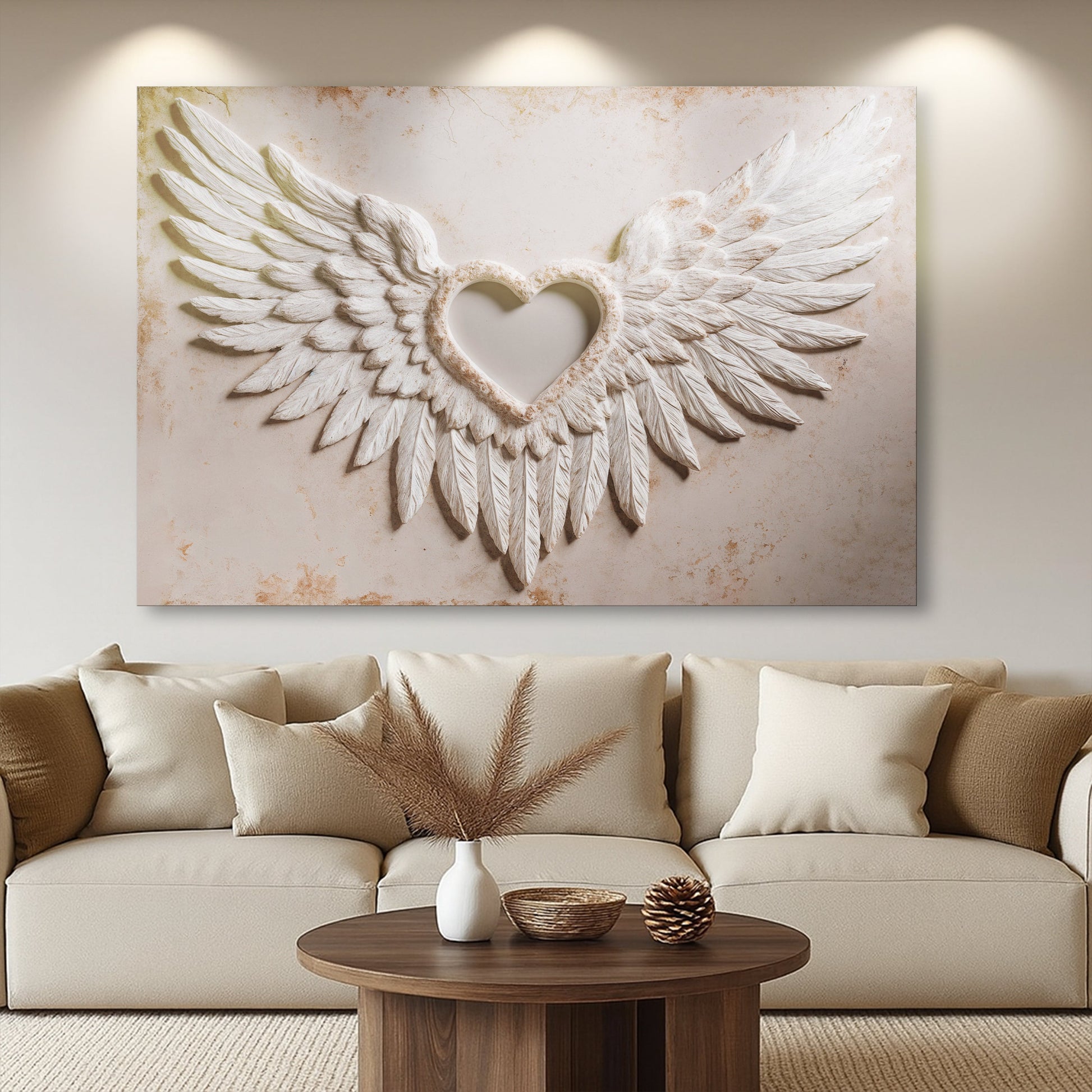 Wings of Love Abstract Wall Art II - Tree of Life
