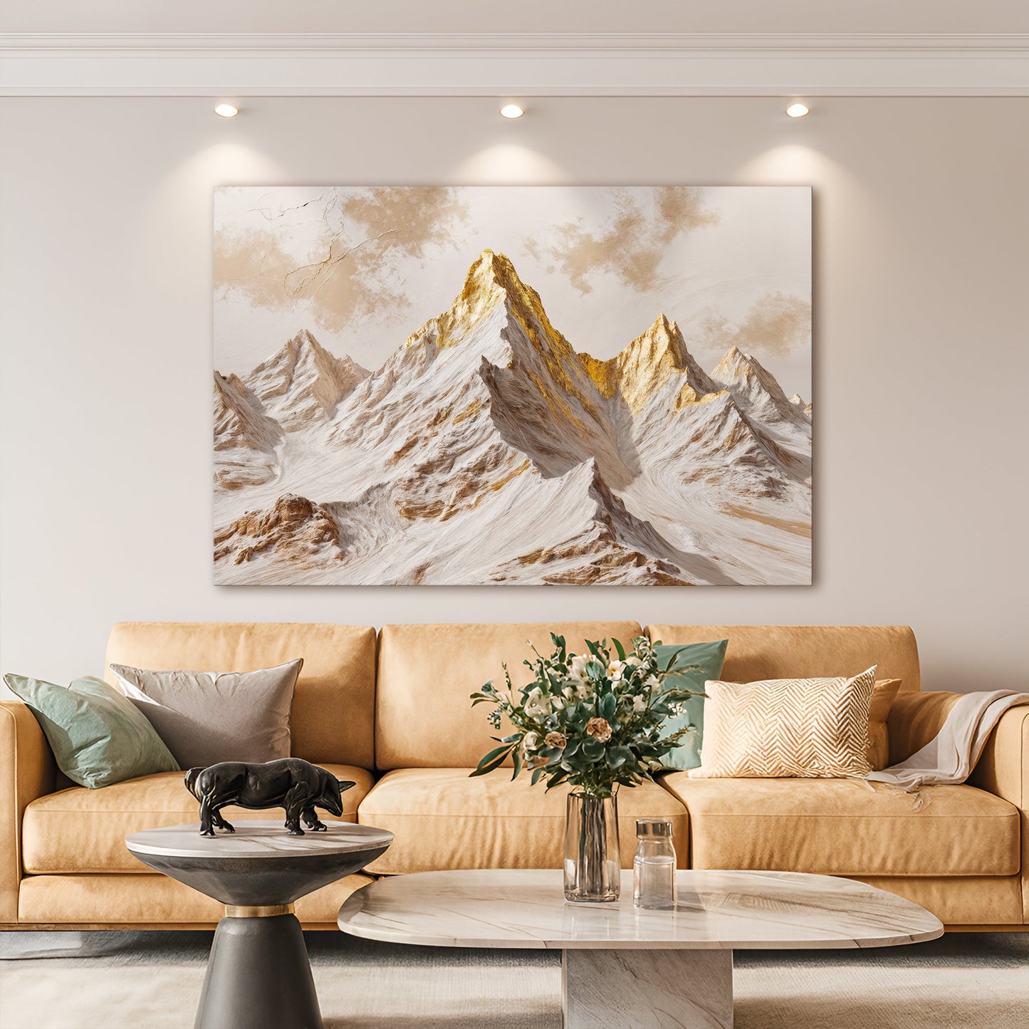 Golden Peaks Wall Art - Tree of Life
