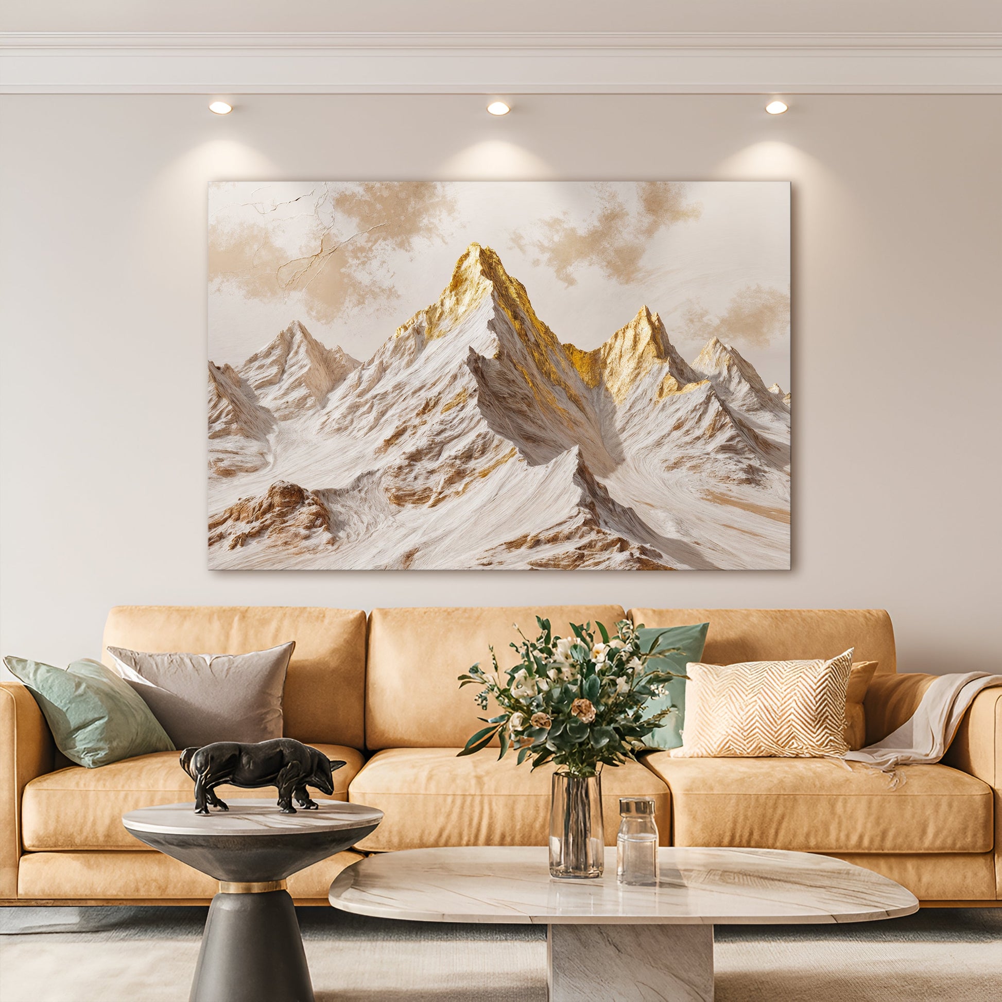 Golden Peaks Wall Art - Tree of Life